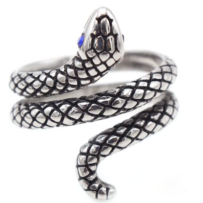 5A+ CZ Vintage Snake Ring