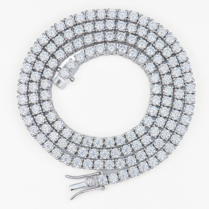 VVS1 Moissanite 3mm Tennis Chain