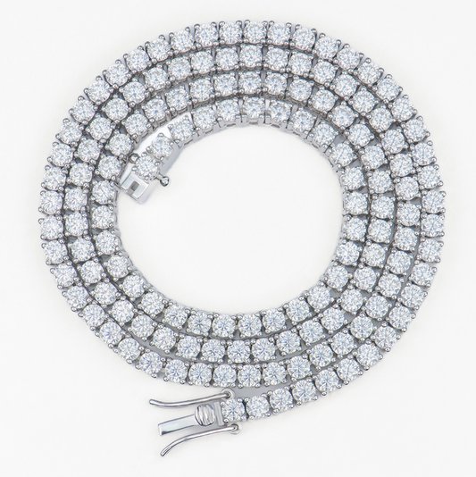 VVS1 Moissanite 3mm Tennis Chain