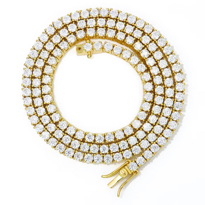 VVS1 Moissanite 3mm Tennis Chain