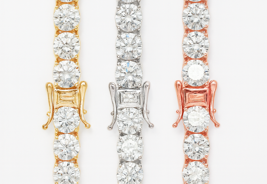 VVS1 Moissanite 5mm Tennis Chain