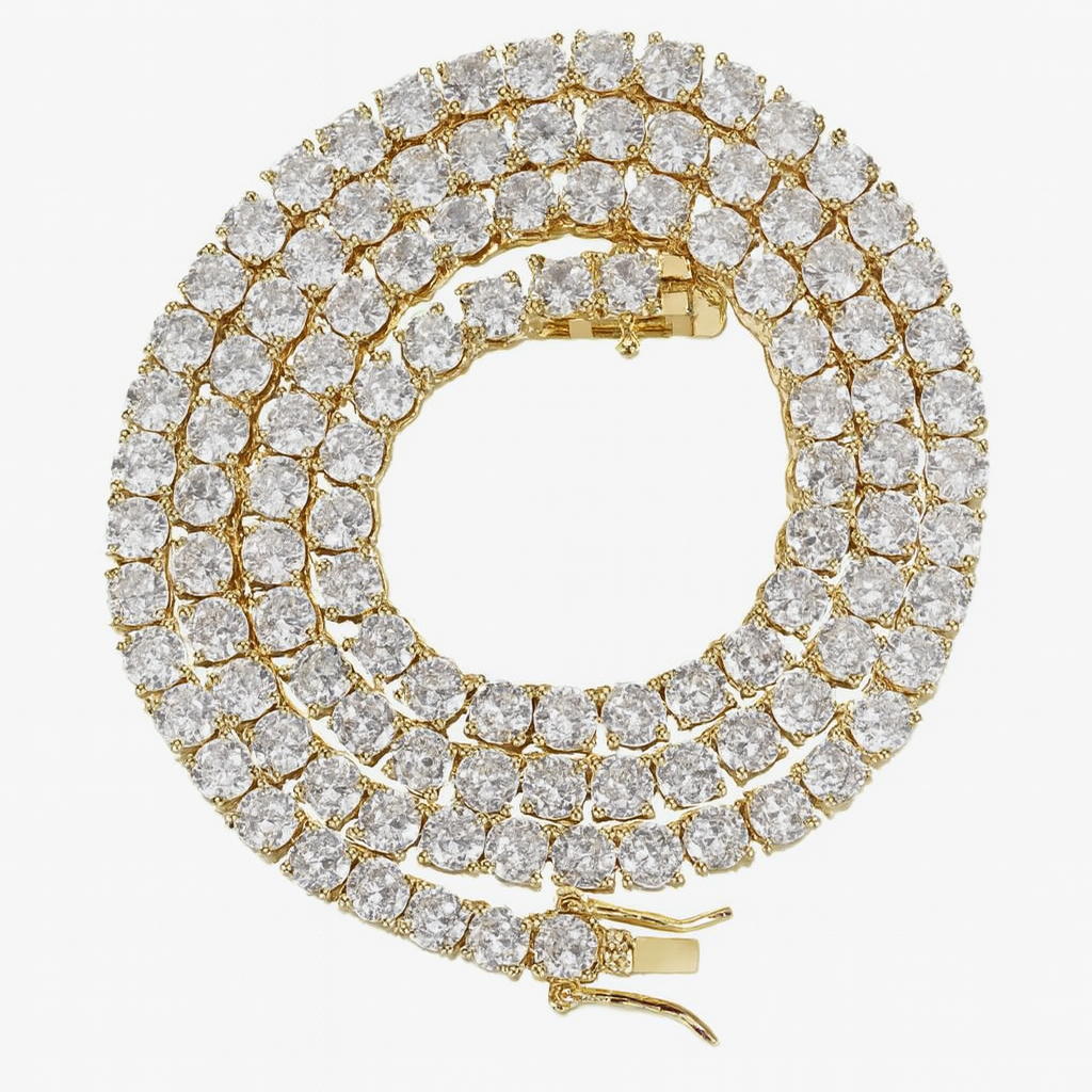 VVS1 Moissanite 6.5mm Tennis Chain