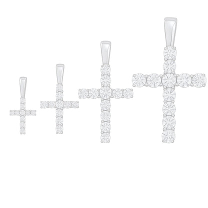 VVS1 Moissanite Cross Pendant
