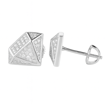 VVS1 Moissanite Diamond Shape Earrings