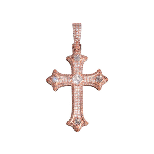 VVS1 Moissanite Iced-Out Hip Hop Cross Pendant