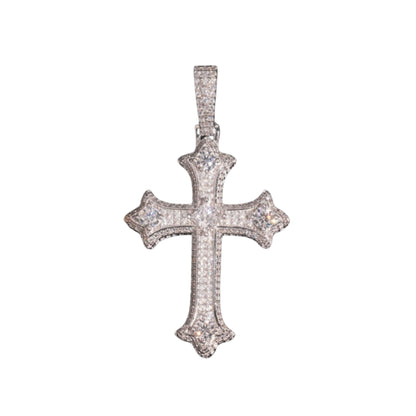 VVS1 Moissanite Iced-Out Hip Hop Cross Pendant